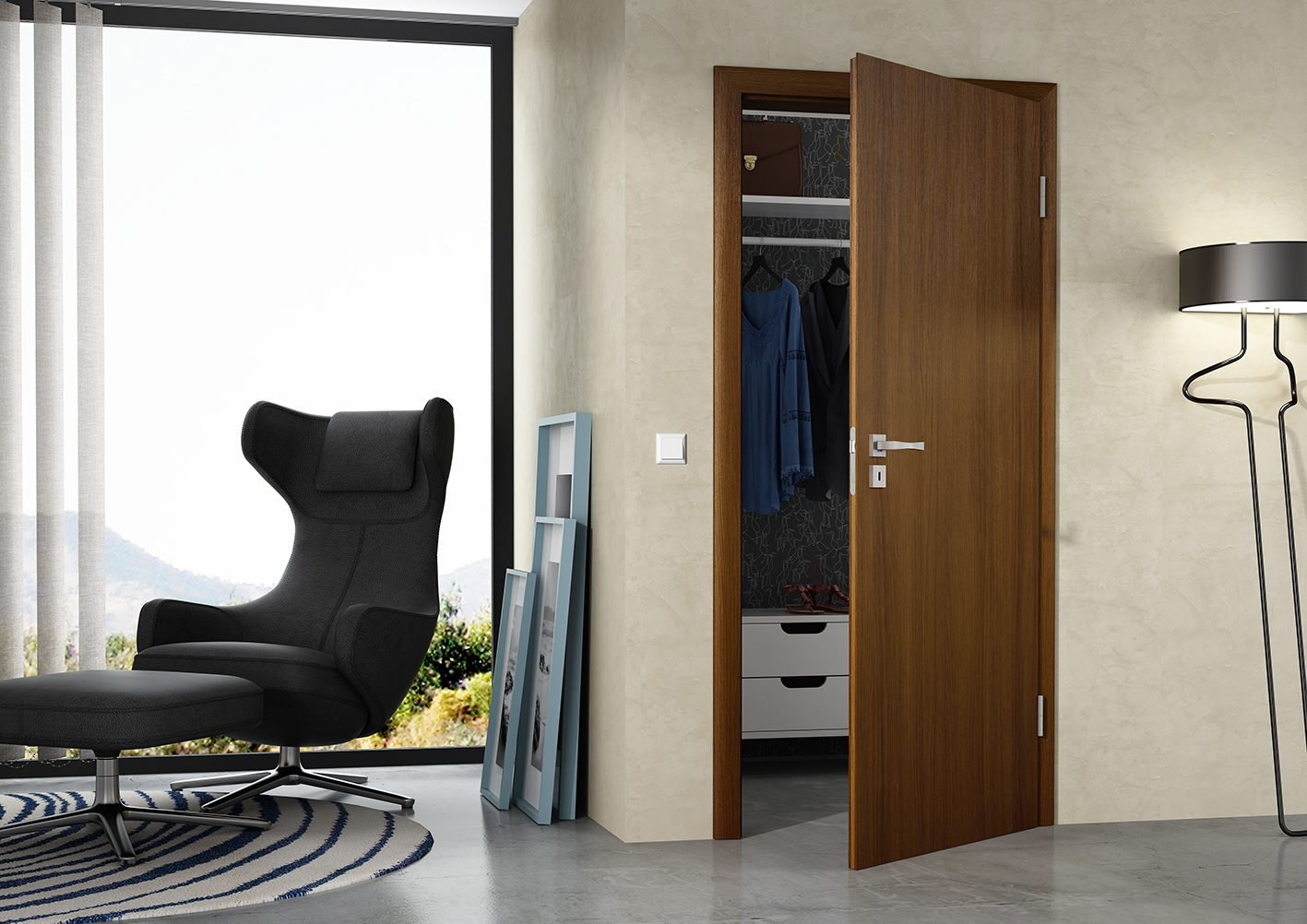 Door Teak Veralinga PORTAS Sml